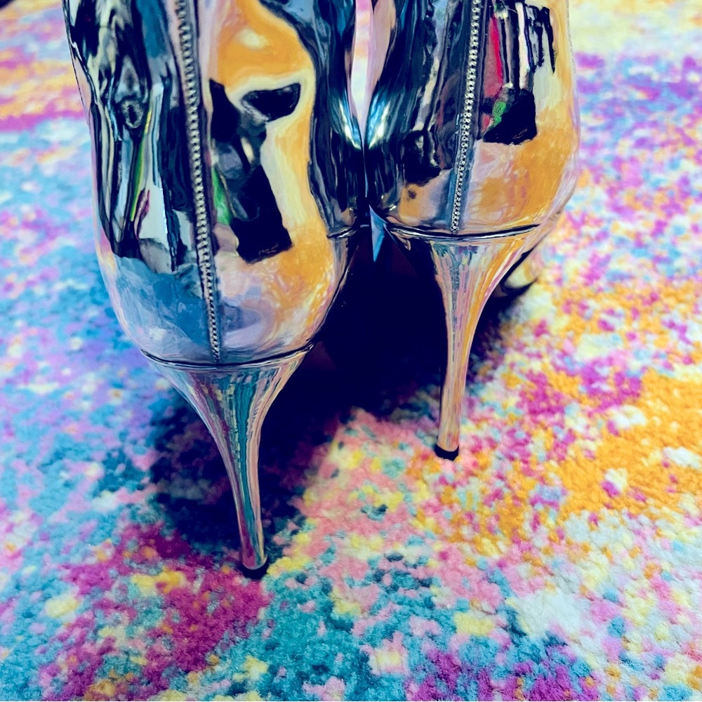 New Arqa Metallic High Boots Stiletto - Picture 12 of 17